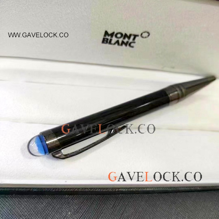 Mont blanc Starwalker Blue Planet Pen Refill Black Precious Resin